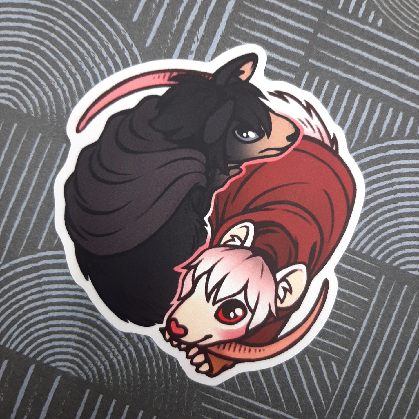 Nezumi and Shion Rats sticker