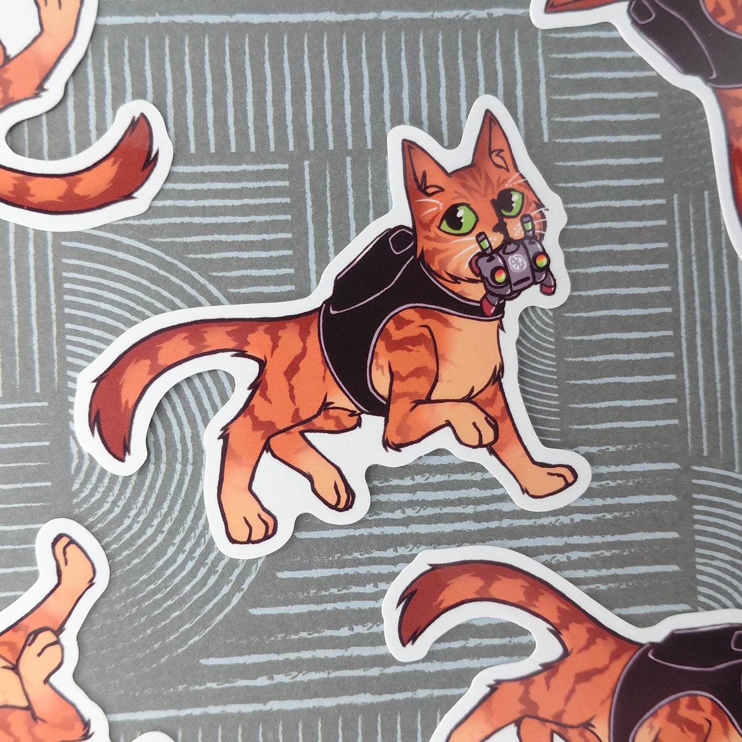 Stray Cat + B12 Sticker