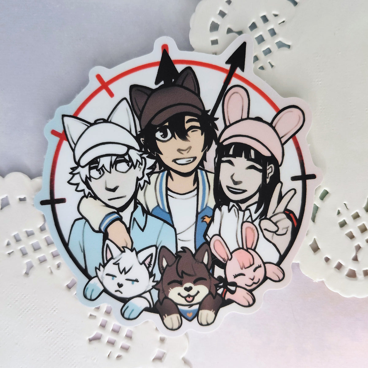 Link Click Plushies sticker