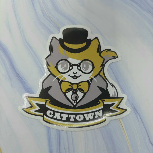 Cattown Logo Sticker