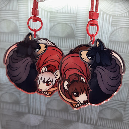 Nezumi and Shion Rats charm