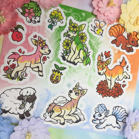 Deerling Sticker sheet
