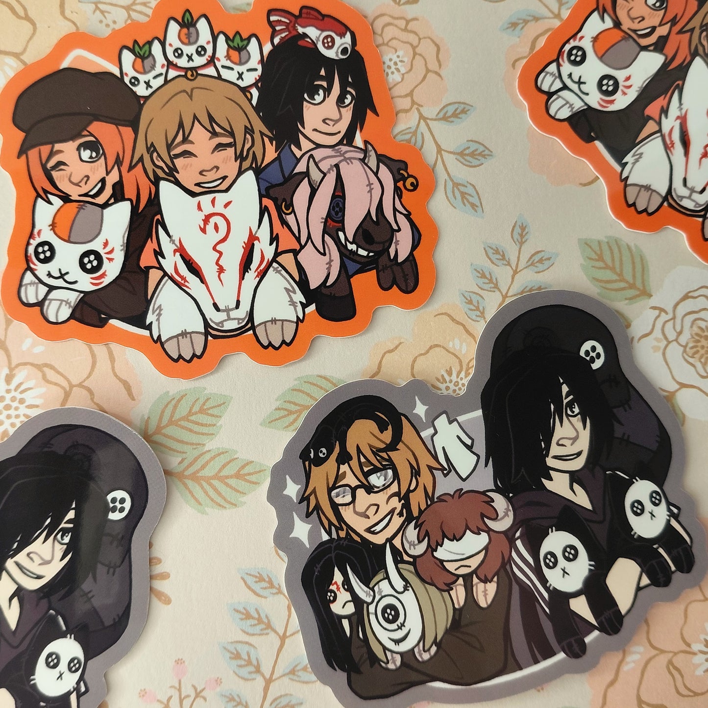 NatsuYuu plushie stickers