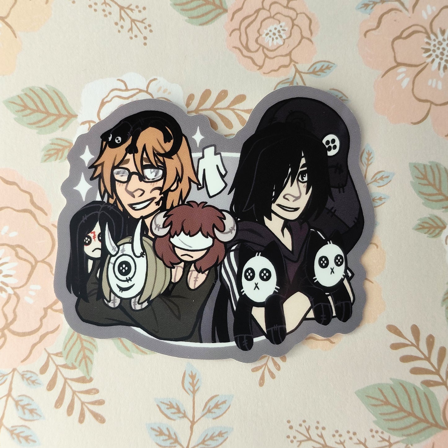 NatsuYuu plushie stickers