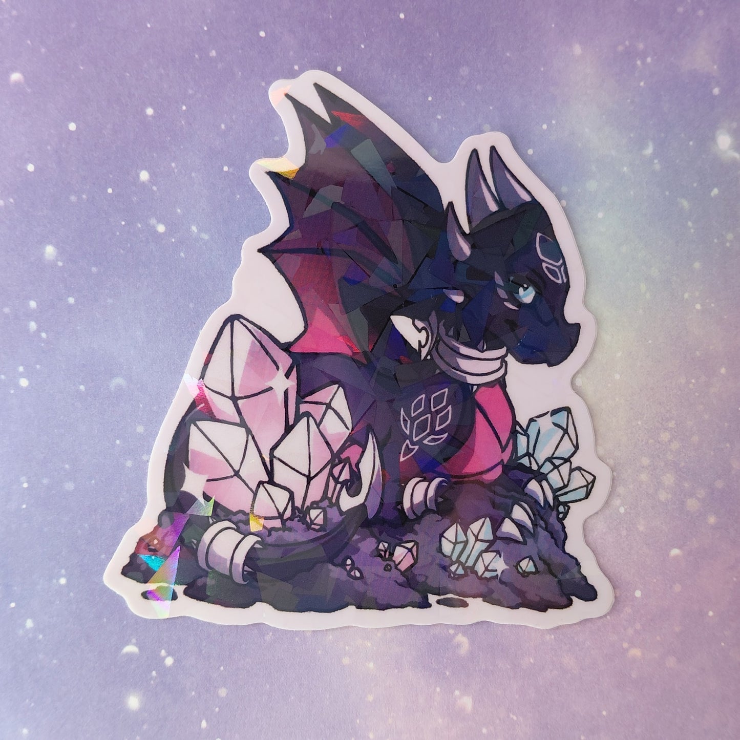 Spyro and Cynder Holographic Stickers