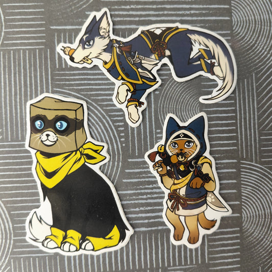 [CLEARANCE - Free with $25NZD spend] Misc Video Game Stickers