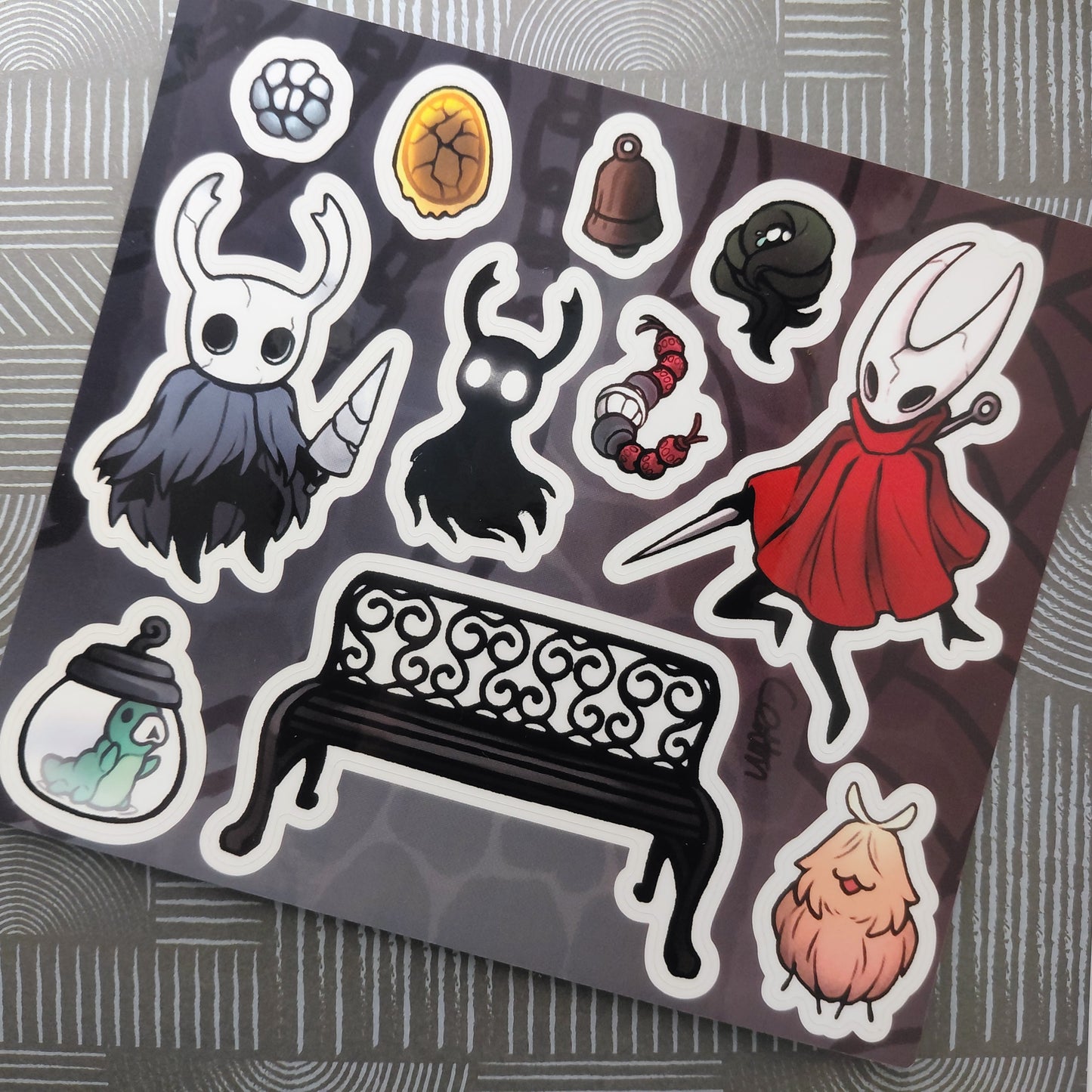 Hollow Knight Sticker sheet
