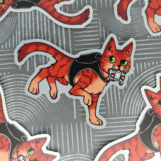 Stray Cat + B12 Sticker