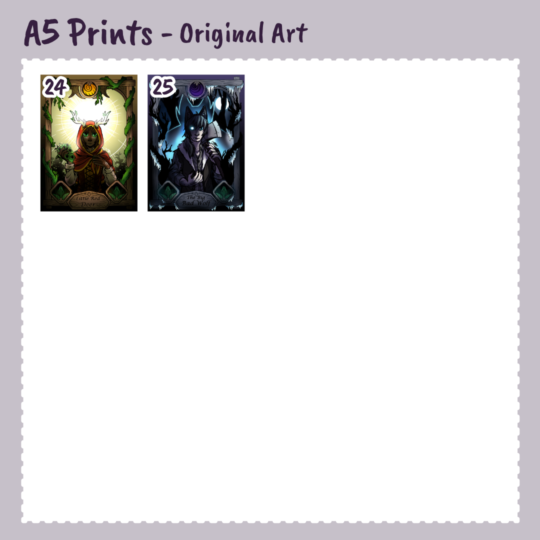 Prints A5 + Square size (20+ Designs)