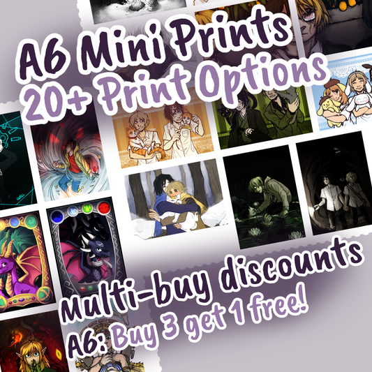 Prints A6 Size (20+ Designs)