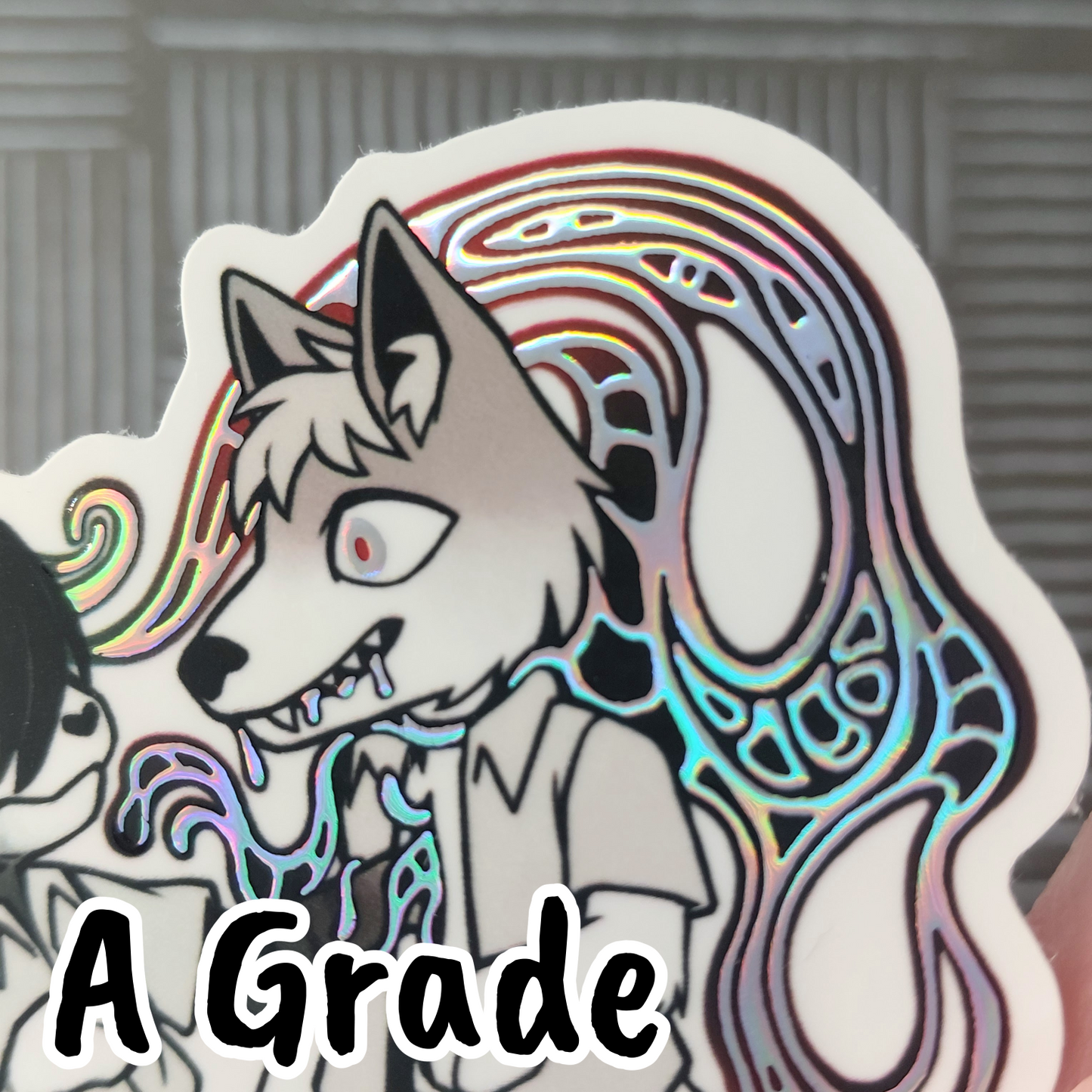 The Summer Hikaru Died Furry Foil Stickers
