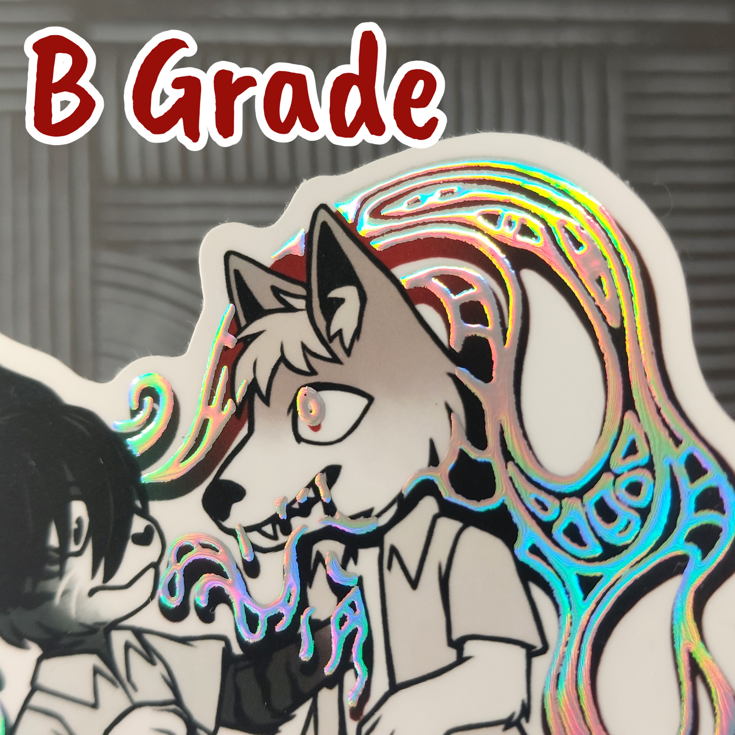 The Summer Hikaru Died Furry Foil Stickers
